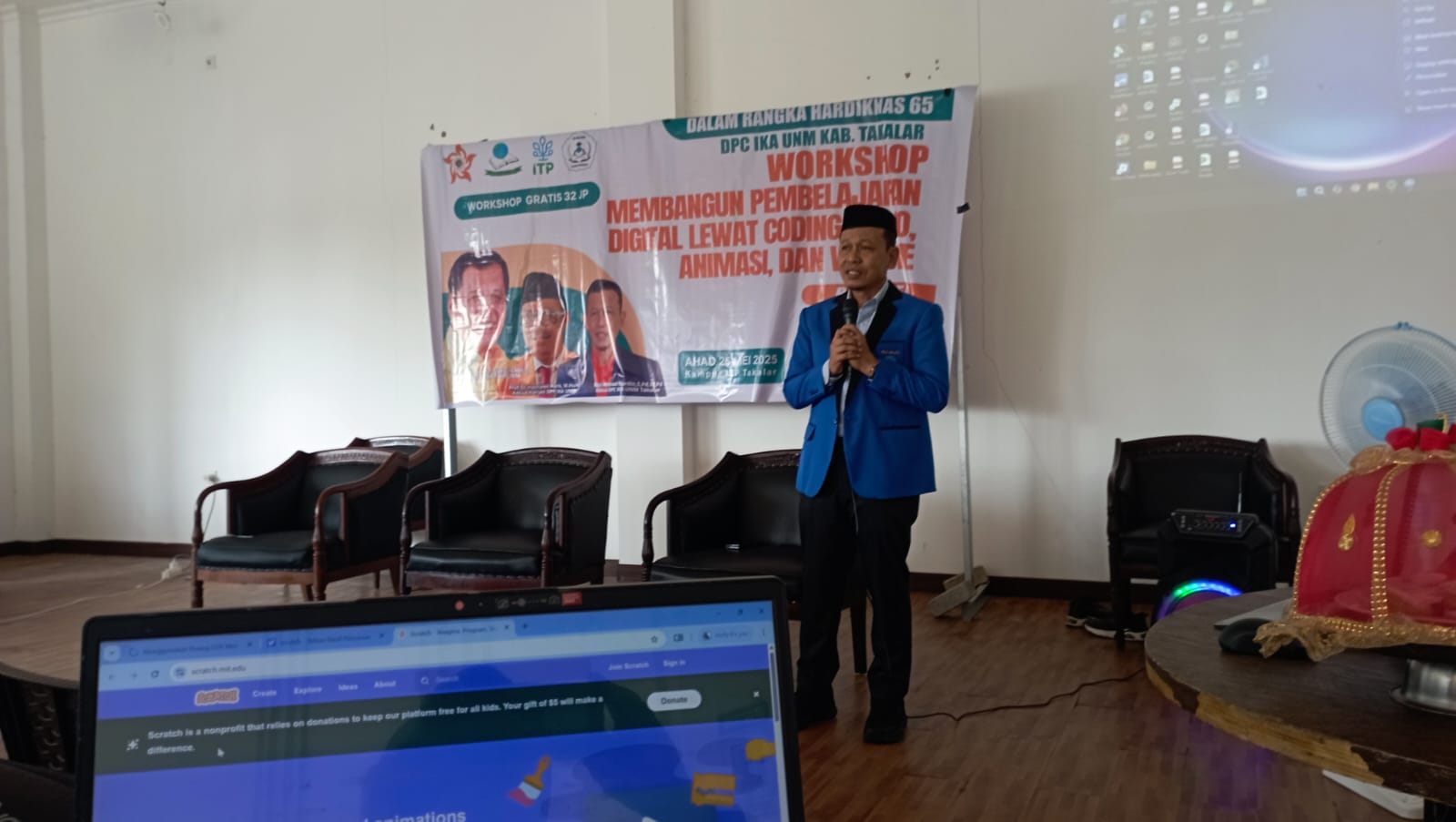 DPC IKA UNM Takalar Gandeng Yayasan Global Panrita Gelar Workshop 32 JP Digital Learning