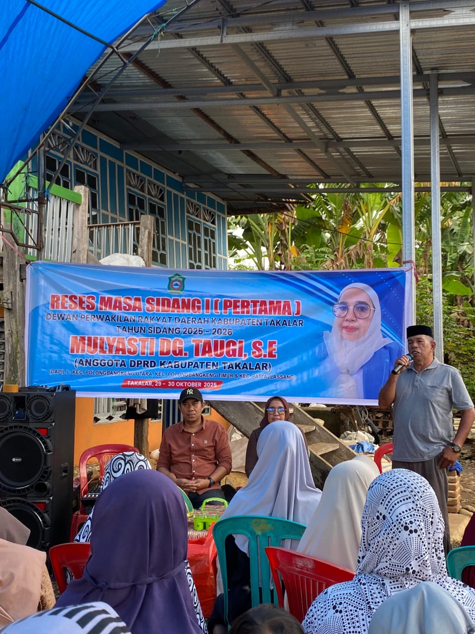 Aleg DPRD Takalar Mulyasti Dg.Taugi Serap Aspirasi masyarakat Poltim